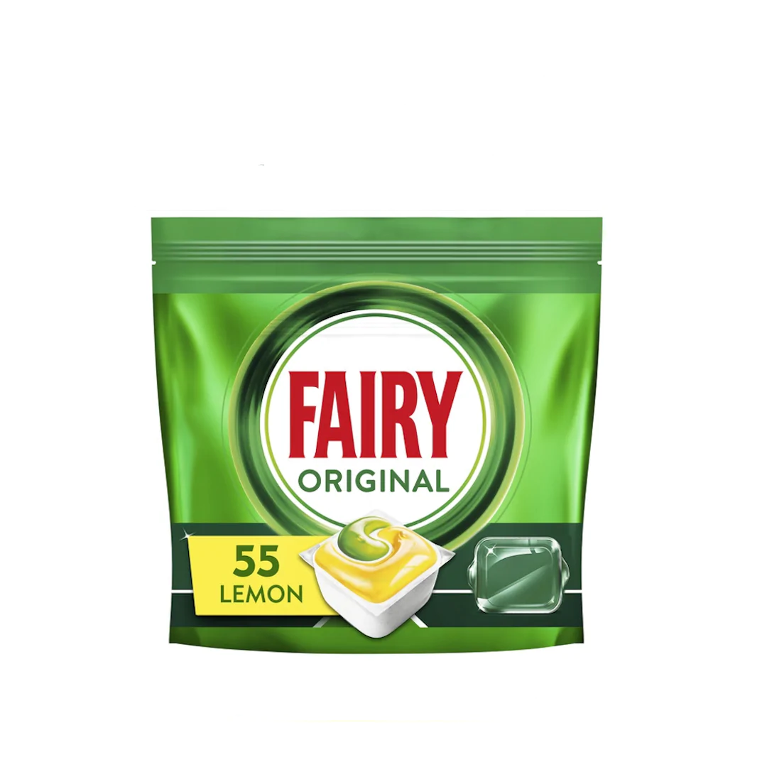 Fairy Dishwasher Capsules Lemon 55pcs